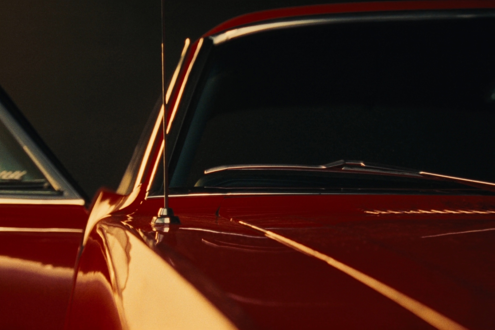 Classic red lowrider